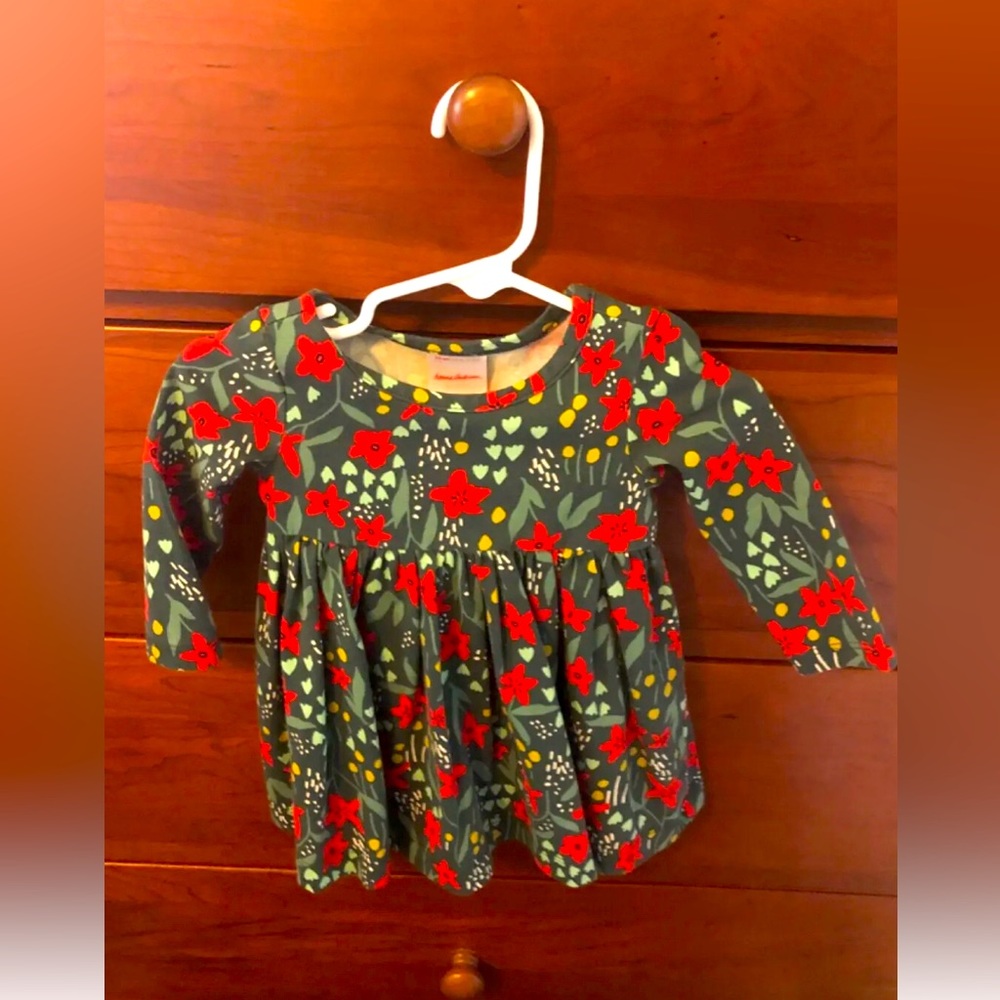 Hanna Andersson 6-12 month holidays skater dress.